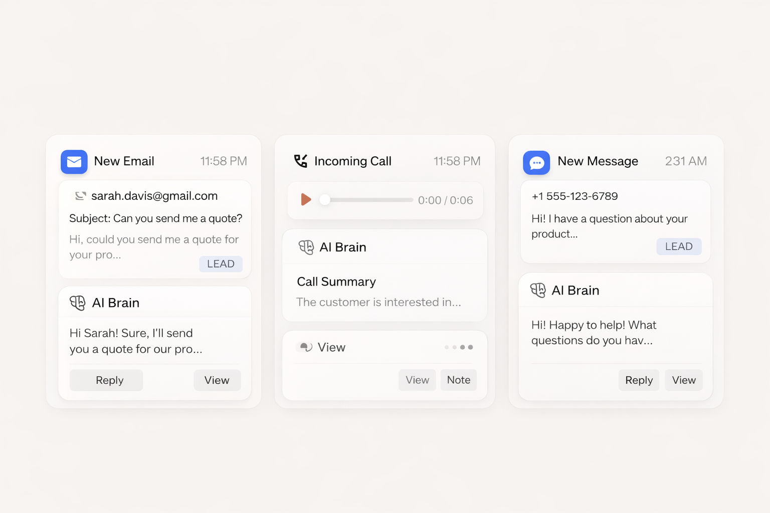 Multi-Channel AI Agents